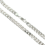 925 Sterling Silver Solid Miami Cuban Link Chain
