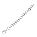 925 Sterling Silver Iced Out CZ Belcher Bracelets