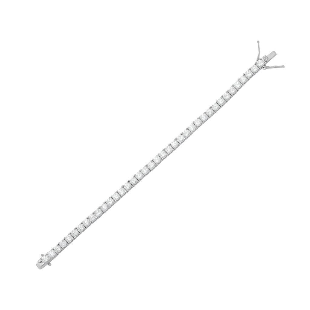 925 Sterling Silver CZ Tennis Bracelet