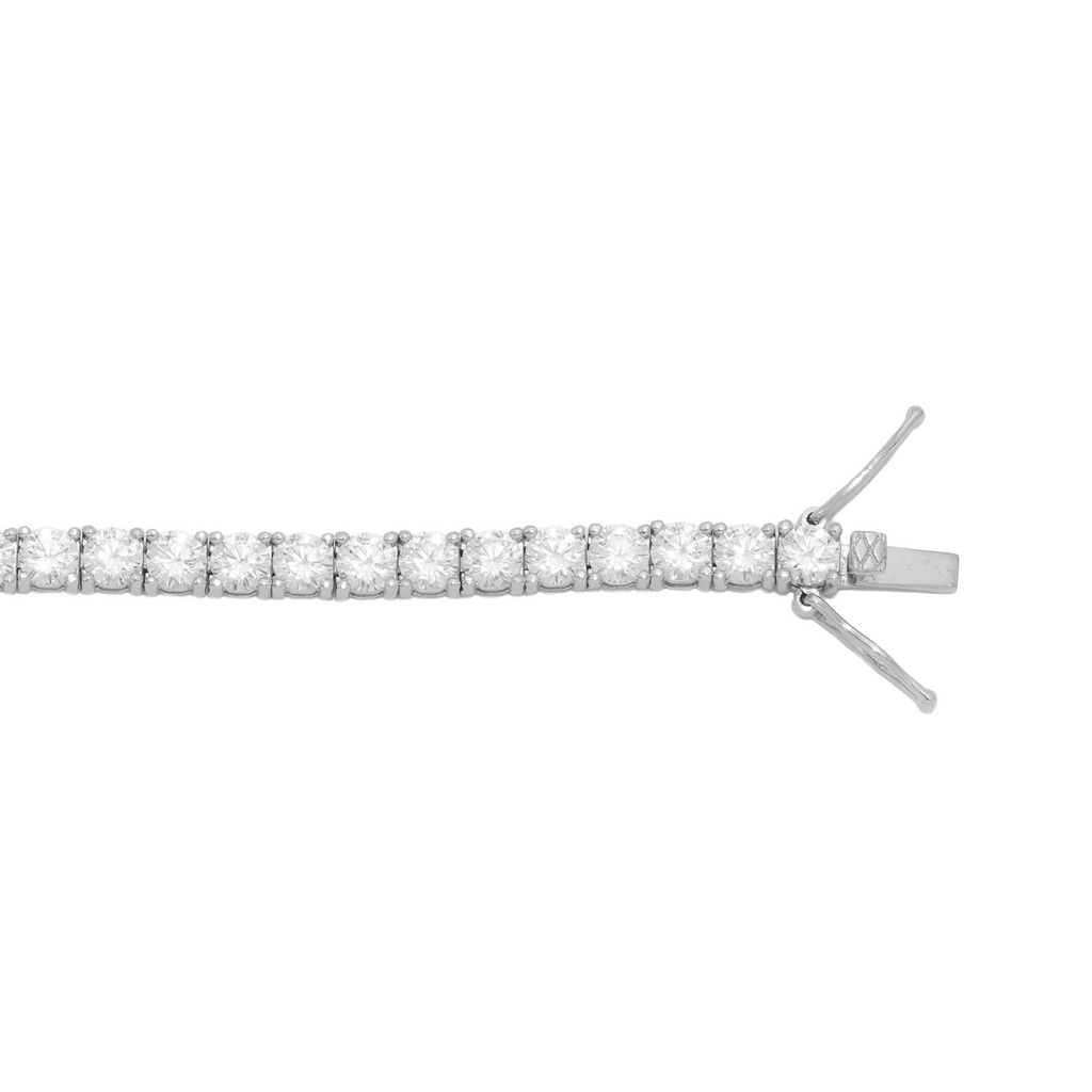 925 Sterling Silver CZ Tennis Bracelet