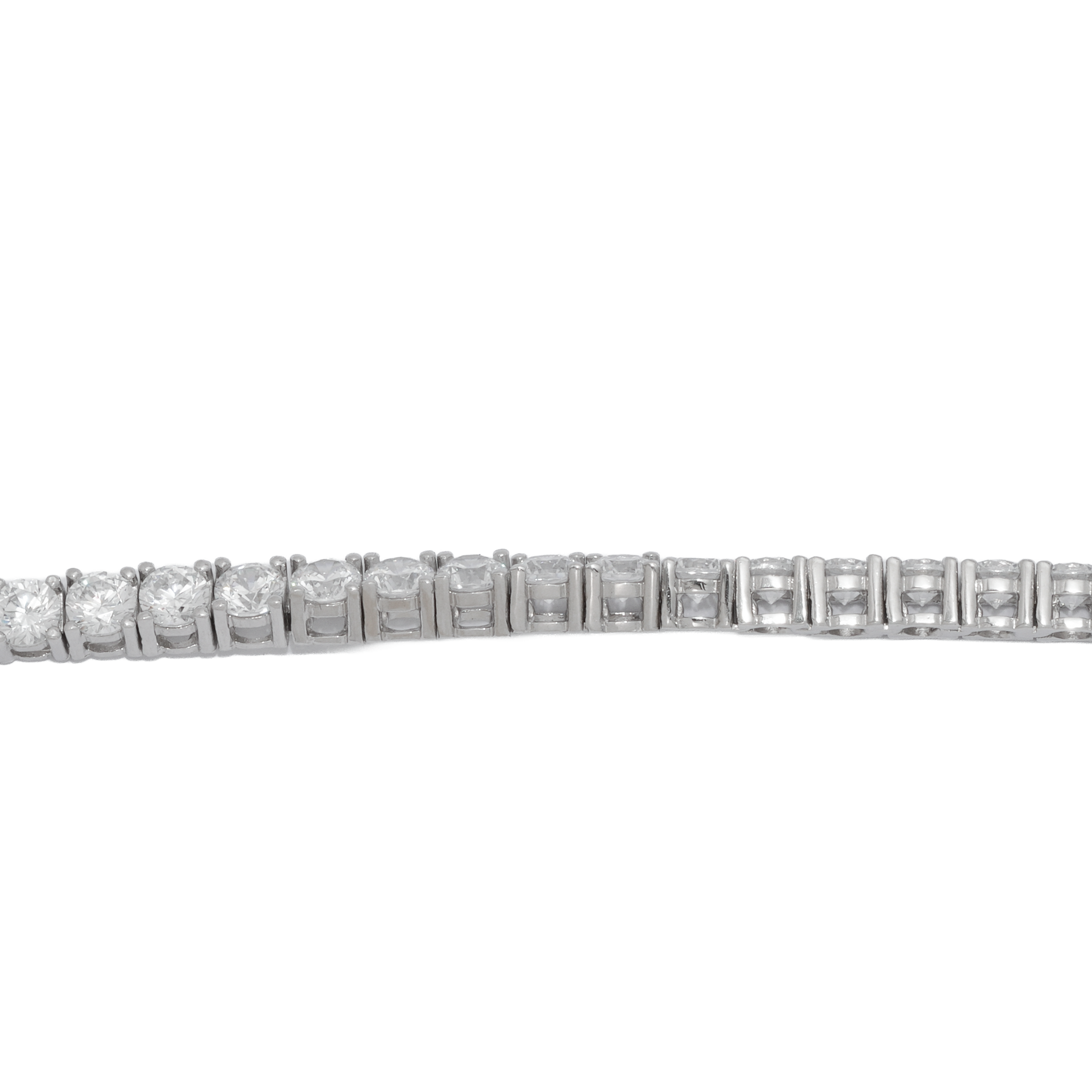 925 Sterling Silver CZ Tennis Bracelet