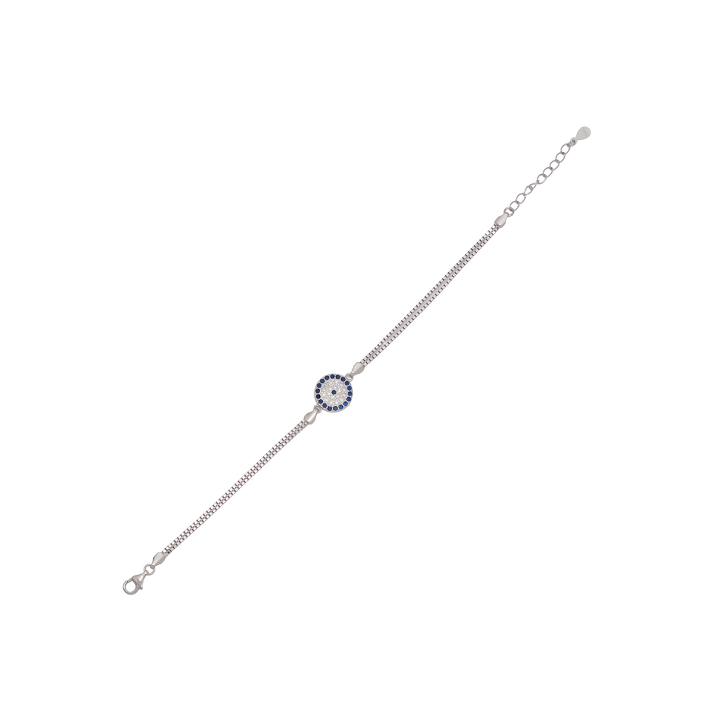 925 Sterling  Silver Evil Eye Bracelet