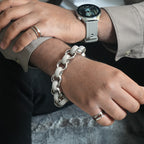 925 Sterling Silver Iced Out CZ Belcher Bracelets