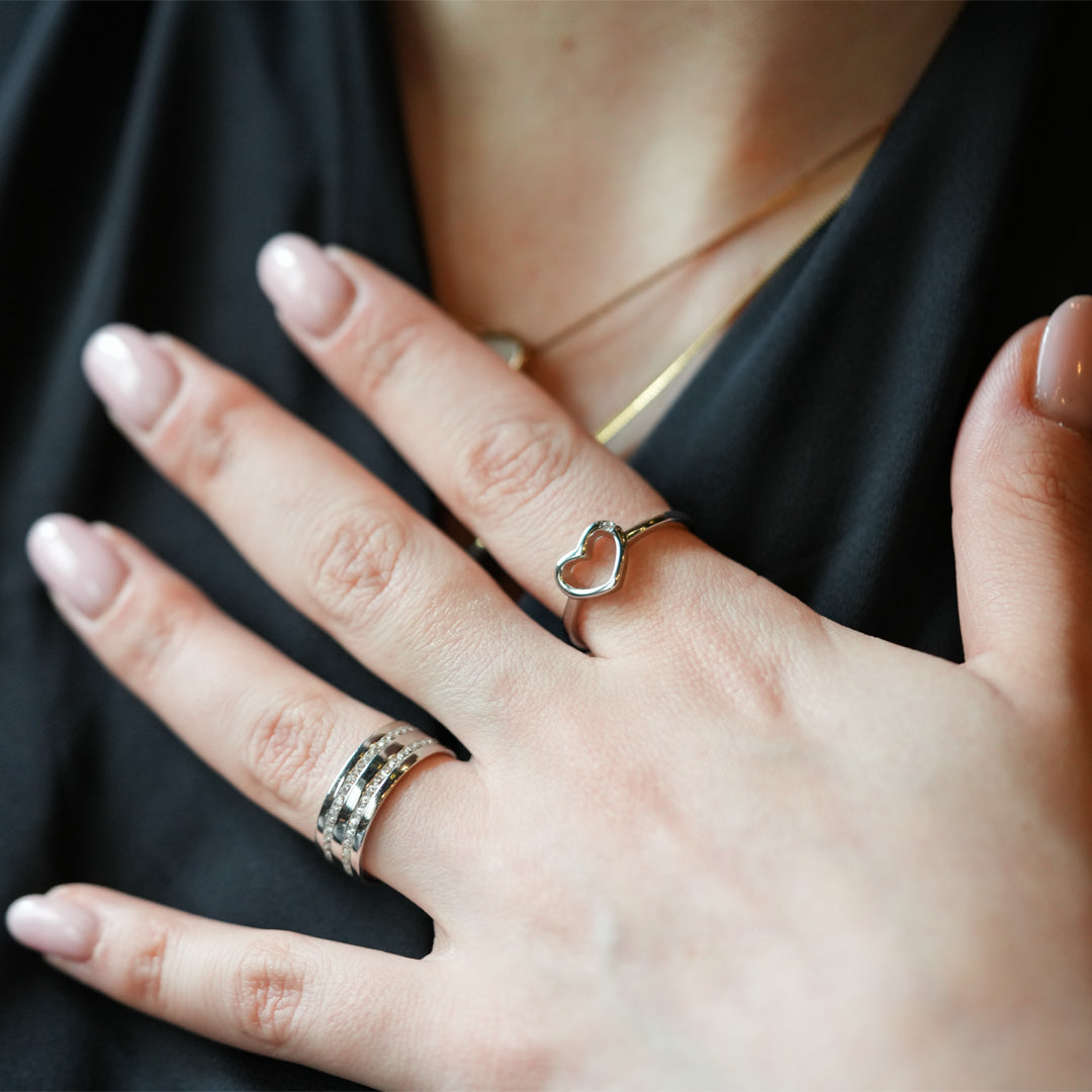 925 Sterling Silver Heart Ring