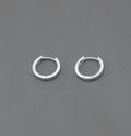 Small Classic Hoop Earrings in Sterling Silver