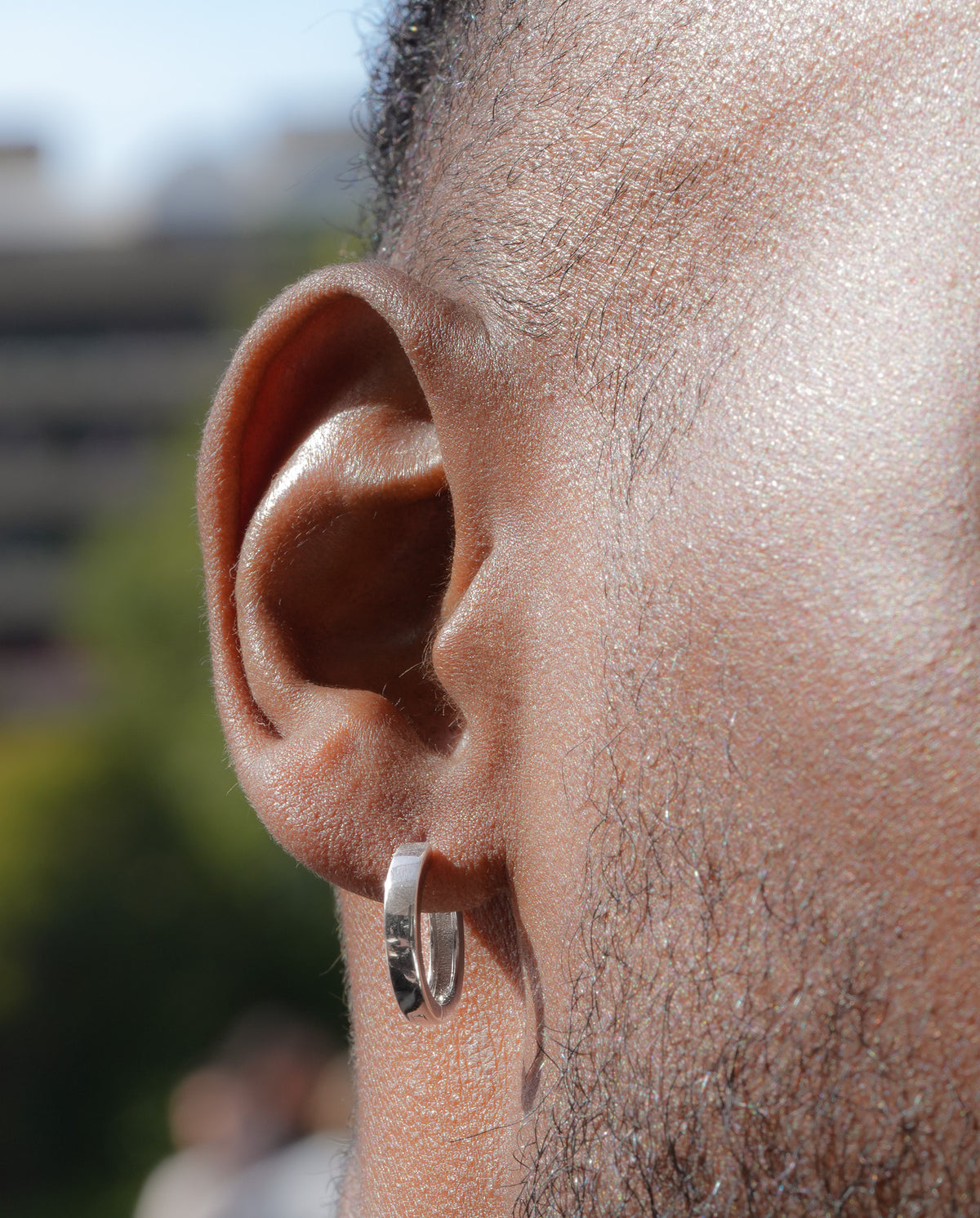 Small Classic Hoop Earrings in Sterling Silver