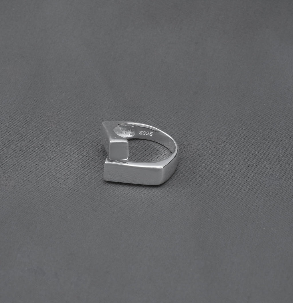 Open Bar Sterling Silver Ring