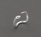 Coiled Snake Ring in Sterling Silver