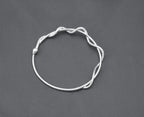 Snake Bangle in Sterling Silver