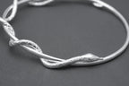 Snake Bangle in Sterling Silver