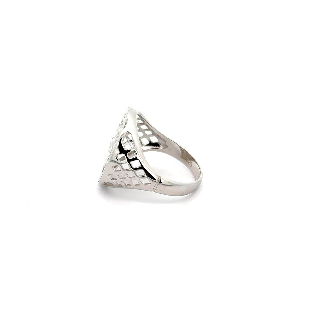 925 Sterling Silver St. George Ring