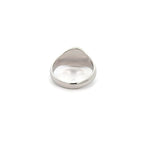 925 Sterling Silver Round Face Signet Ring